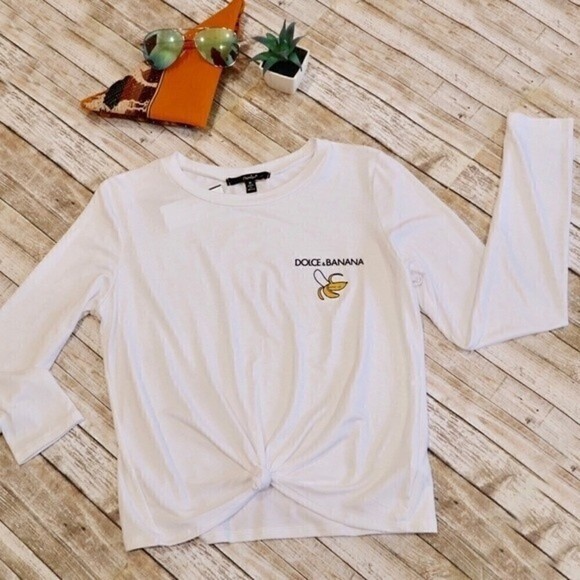 Papaya Tee “Dolce & Banana” long sleeve Medium - Picture 6 of 6